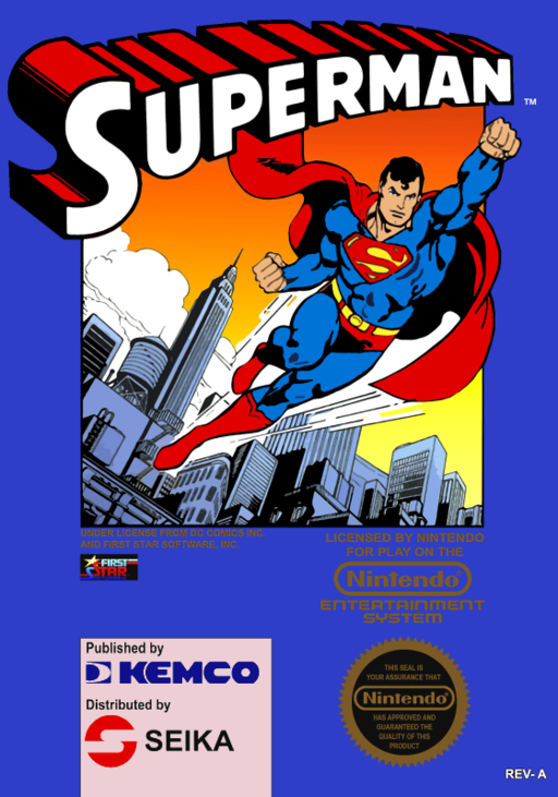 Superman (USA) (Kemco) box art
